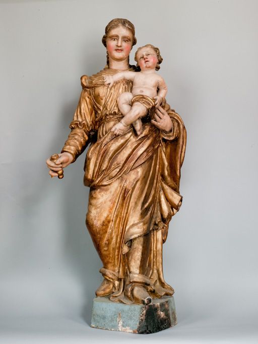 statue : Vierge à l'Enfant - © Ministère de la Culture (France), Conservation des antiquités et des objets d’art de la Haute-Garonne – Tous droits réservés 