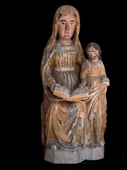 groupe sculpté : Sainte Anne et la Vierge