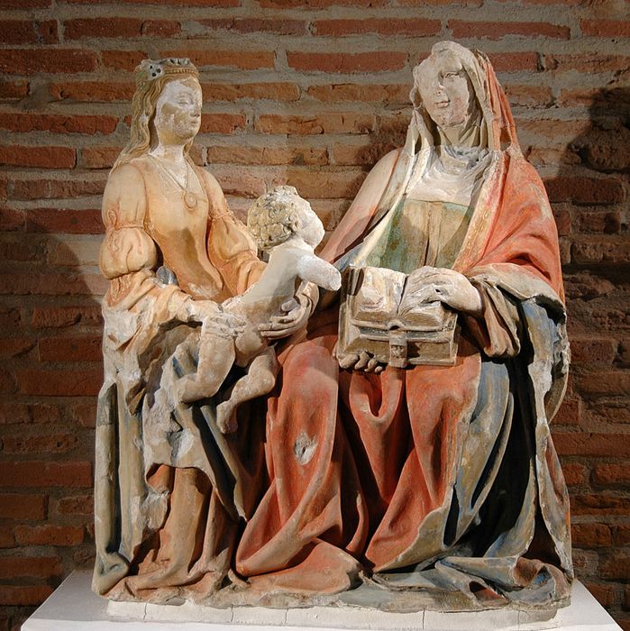 groupe sculpté : Sainte Anne trinitaire