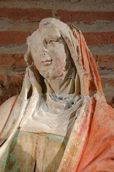 groupe sculpté : Sainte Anne trinitaire, détail