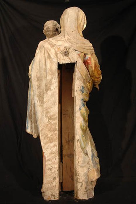 statue : Vierge à l'Enfant, revers