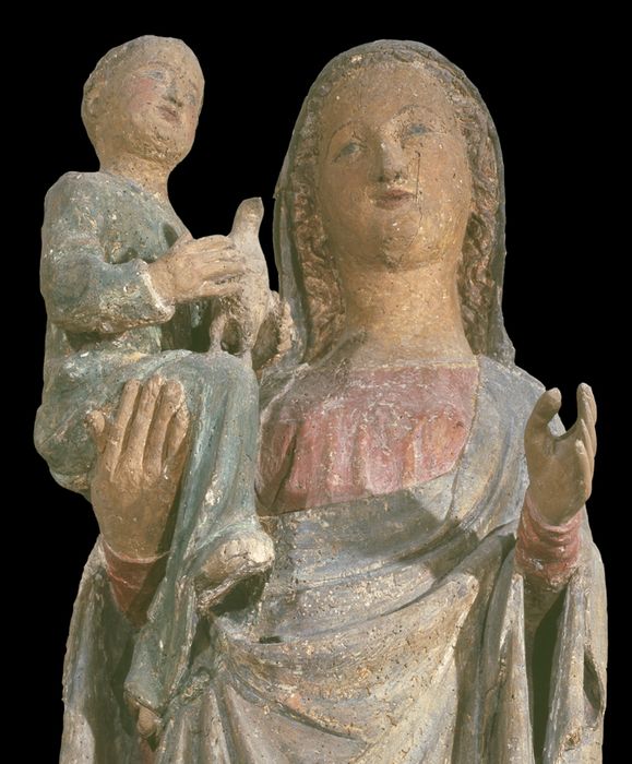 statue : Vierge à l'Enfant dite Notre Dame la Belle - © Ministère de la Culture (France), Conservation des antiquités et des objets d’art de la Haute-Garonne – Tous droits réservés 