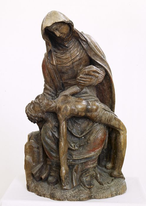groupe sculpté : Vierge de Pitié - © Ministère de la Culture (France), Conservation des antiquités et des objets d’art de la Haute-Garonne – Tous droits réservés