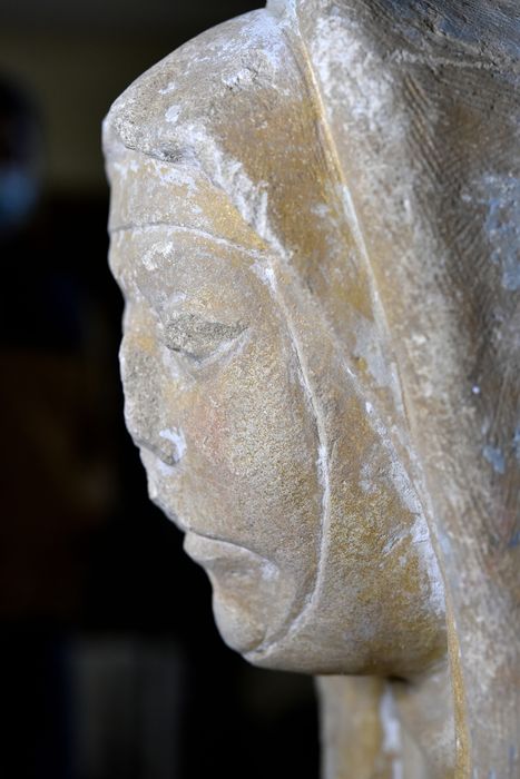 statue en buste : Marie Salomé, profil gauche du visage