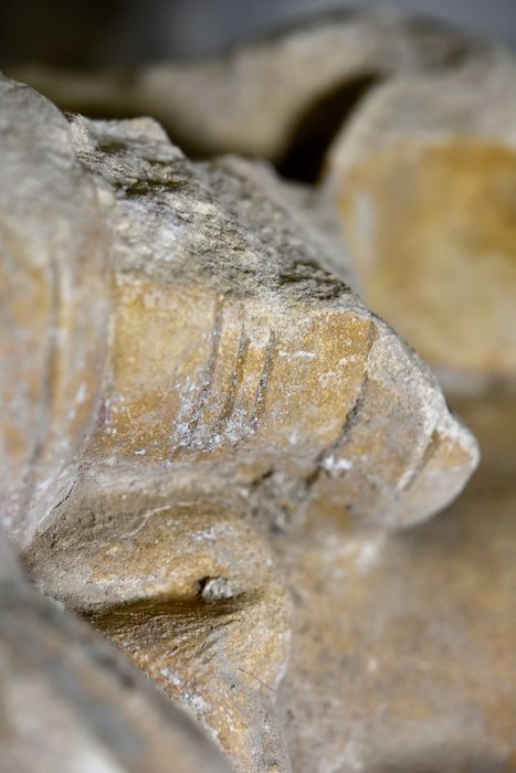 statue en buste (fragment) : Marie-Madeleine, détail