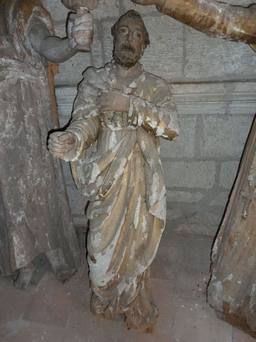 statue : Saint Pierre - © Ministère de la Culture (France), Conservation des antiquités et des objets d’art de l’Hérault – Tous droits réservés 