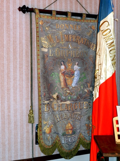 bannière de l'orphéon d'Olargues, vue générale