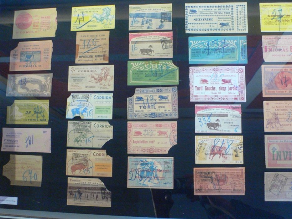 billets de corrida - © Ministère de la Culture (France), Conservation des antiquités et des objets d’art de l’Hérault – Tous droits réservés