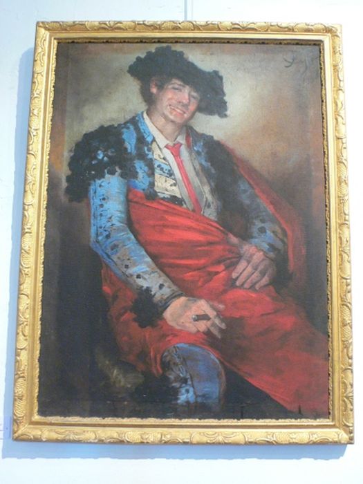 tableau : Torero au cigare - © Ministère de la Culture (France), Conservation des antiquités et des objets d’art de l’Hérault – Tous droits réservés