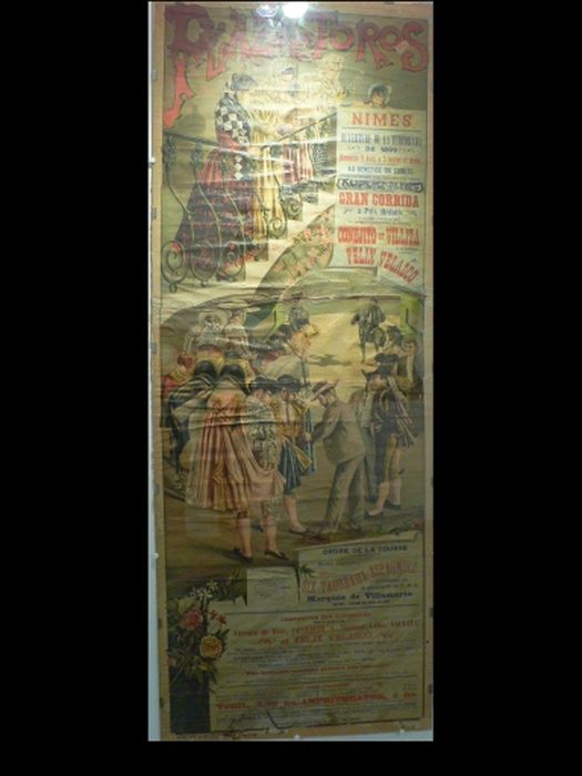 affiche pour la corrida de Nîmes le 9 avril 1899