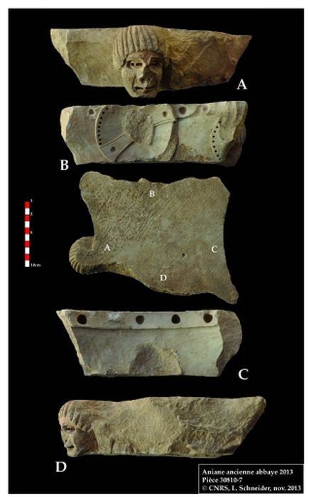 fragments lapidaires (n°30810) - © Ministère de la Culture (France), Conservation des antiquités et des objets d’art de l’Hérault – Tous droits réservés 