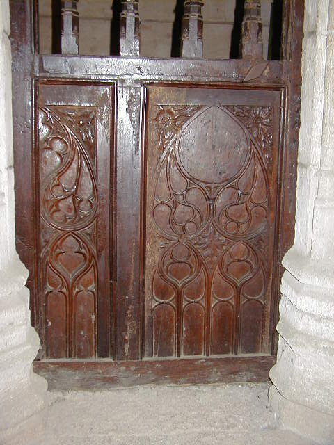 vantail de porte de l’ancien jubé, détail