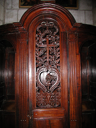 confessionnal, détail