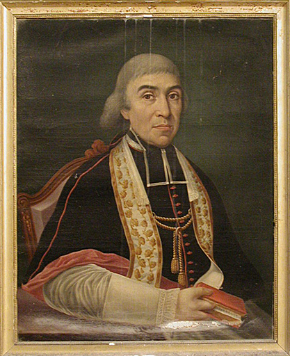 tableau : Portrait de l’archiprêtre de Lamarre - © Ministère de la Culture (France), Conservation des antiquités et des objets d’art de l’Hérault – Tous droits réservés