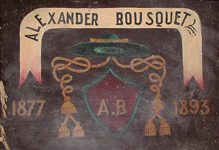 tableau : Portrait de l’archiprêtre Bousquet, détail - © Ministère de la Culture (France), Conservation des antiquités et des objets d’art de l’Hérault – Tous droits réservés 