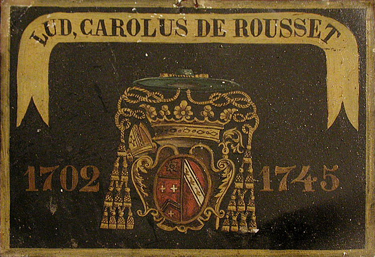 tableau : Portrait de Monseigneur de Rousset, détail
