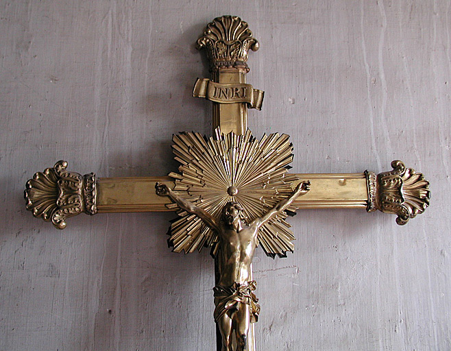 croix de procession, détail