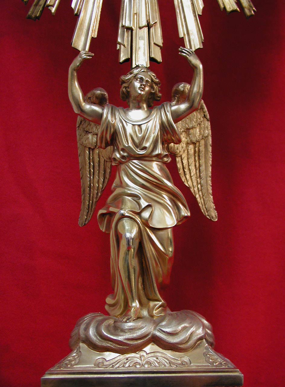 ostensoir-soleil, détail - © Ministère de la Culture (France), Conservation des antiquités et des objets d’art de l’Hérault – Tous droits réservés 