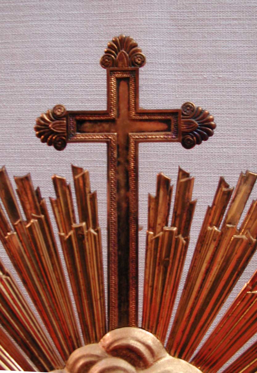 ostensoir-soleil, détail - © Ministère de la Culture (France), Conservation des antiquités et des objets d’art de l’Hérault – Tous droits réservés 
