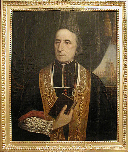 tableau : Portrait de l'archiprêtre Durand - © Ministère de la Culture (France), Conservation des antiquités et des objets d’art de l’Hérault – Tous droits réservés