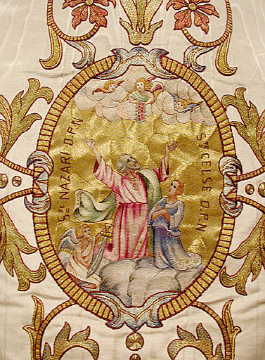 chasuble, détail - © Ministère de la Culture (France), Conservation des antiquités et des objets d’art de l’Hérault – Tous droits réservés 