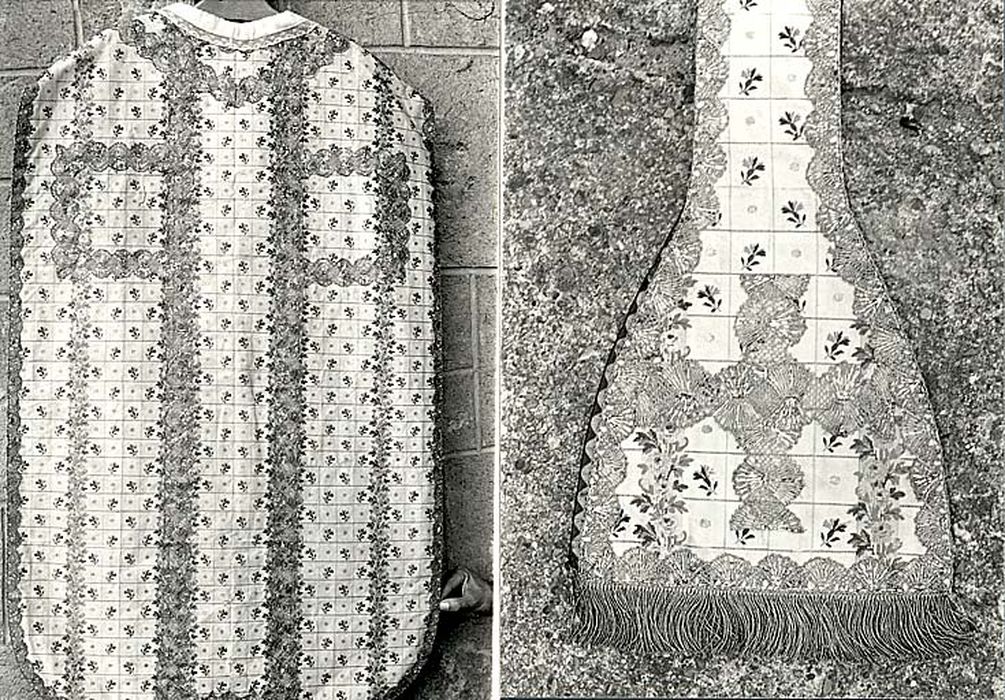 chasuble, étole (ornement blanc) - © Ministère de la Culture (France), Conservation des antiquités et des objets d’art de l’Hérault – Tous droits réservés 