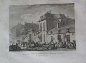 estampe : Pillage de l'hôtel de Castries - © Ministère de la Culture (France), Conservation des antiquités et des objets d’art de l’Hérault – Tous droits réservés