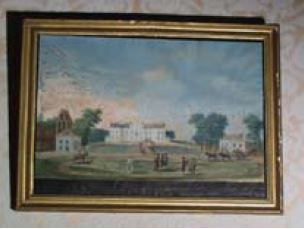 Tableau : Vue du château de la Norville près d'Arpajon