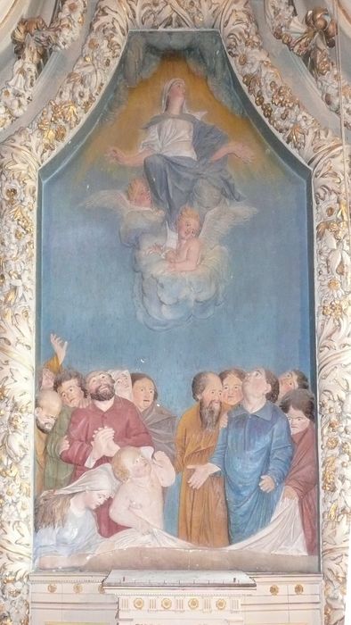 Maître-autel, haut-relief : Assomption (l')