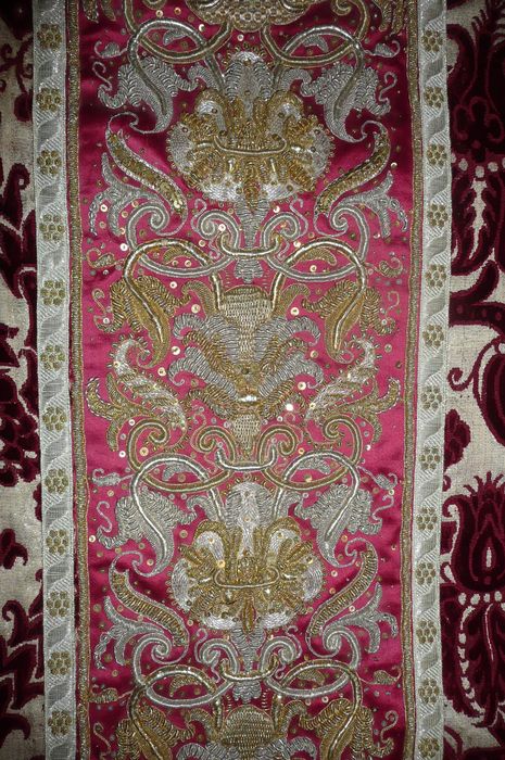 ornement liturgique : Chasuble, détail