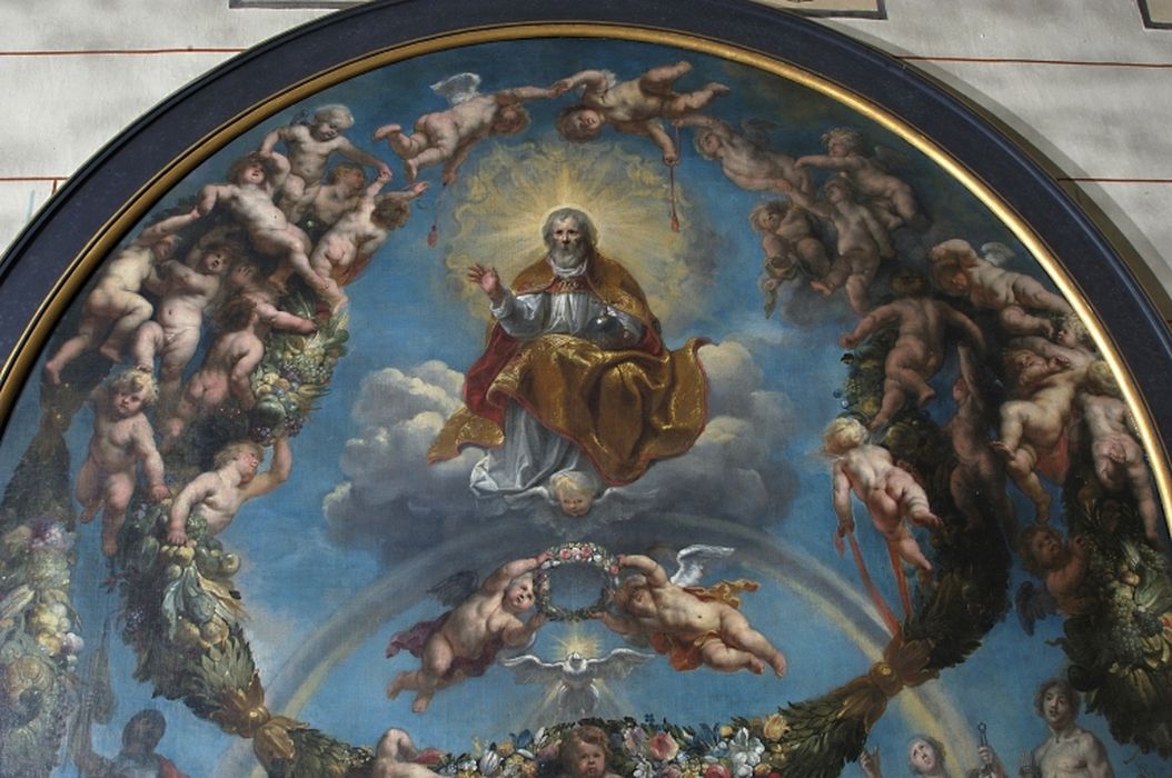 tableau : Triomphe de la religion, vue partielle