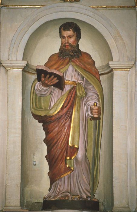 Statue du maître-autel : Saint Paul