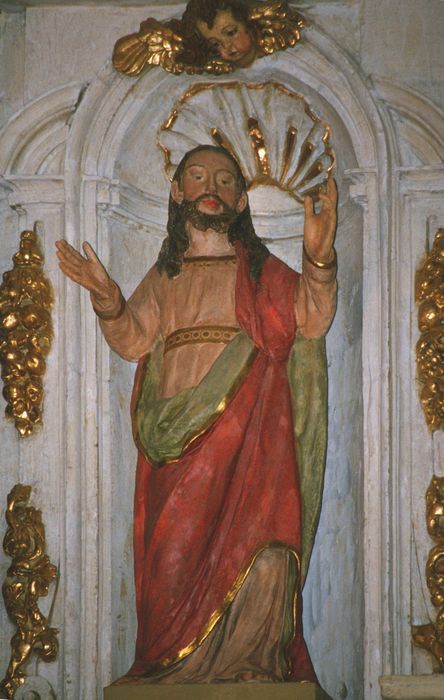 Statue du maître-autel : Christ bénissant (le)