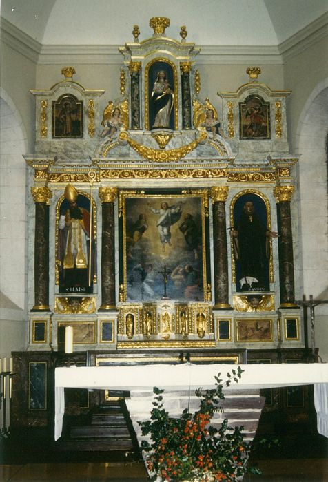 autel, retable, statues et tableau : Transfiguration - © Ministère de la Culture (France), Conservation des antiquités et des objets d'art d'Ille-et-Vilaine, tous droits réservés