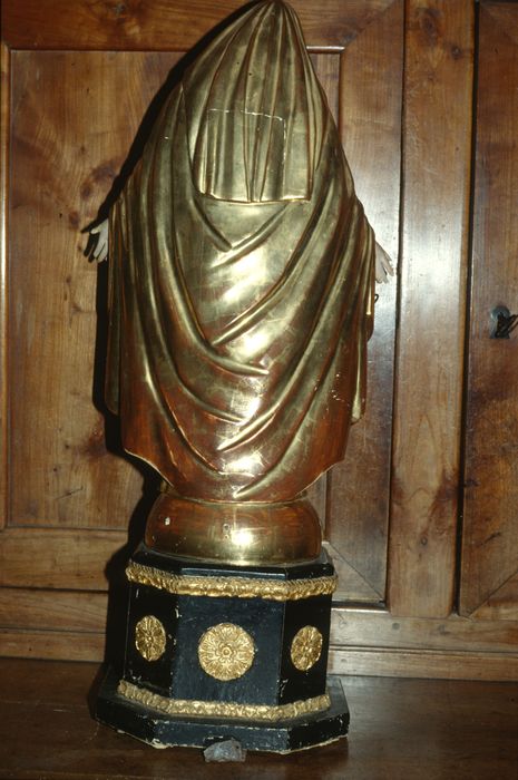 statue (statuette) : Immaculée Conception, revers, vue générale