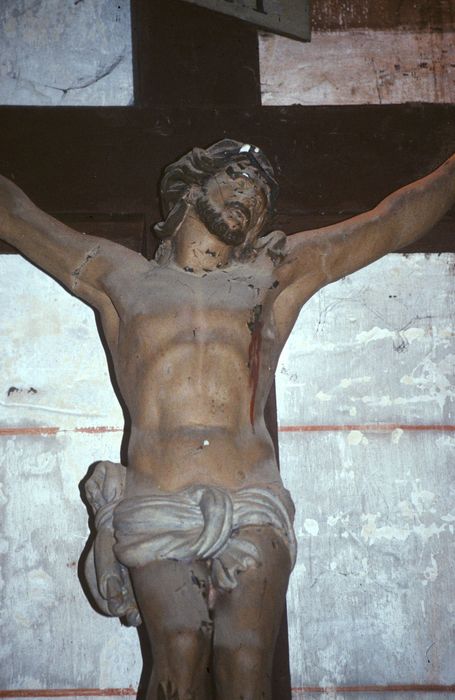 groupe sculpté : Crucifixion, détail