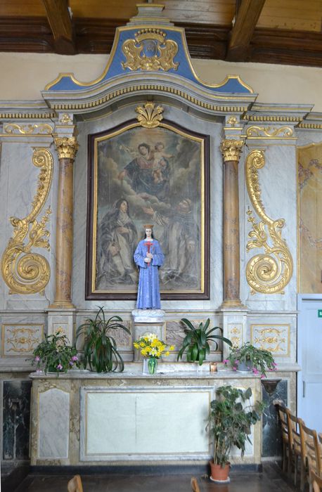 autel du rosaire, retable, tableau : Institution du Rosaire - © Ministère de la Culture (France), Conservation des antiquités et des objets d’art d’Ille-et-Vilaine - Tous droits réservés