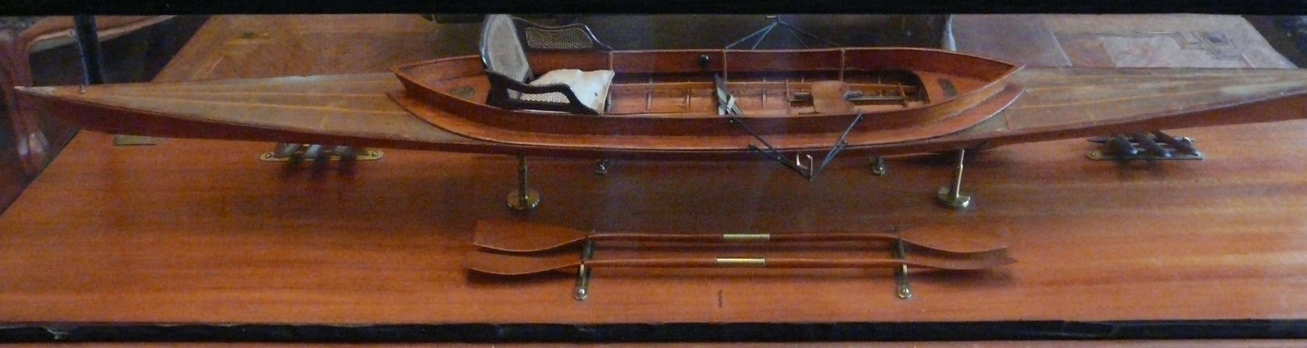 maquette - ABLETTE, canoë français, bordé franc-bord - © Ministère de la Culture (France), Conservation des antiquités et des objets d'art d'Ille-et-Vilaine, tous droits réservés