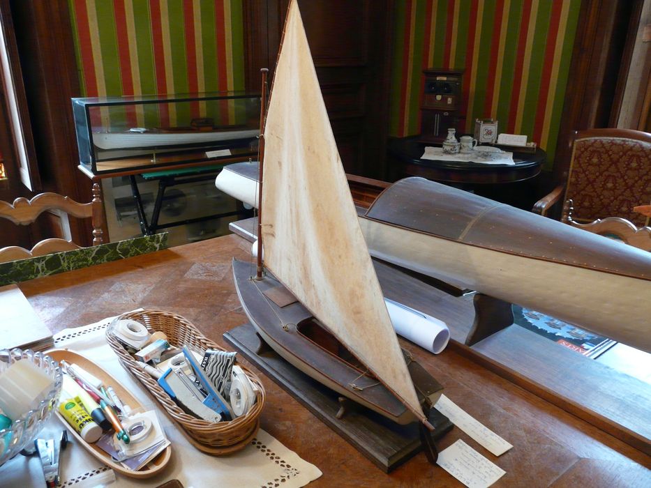 maquette - BLUETTE, dériveur de rivière à voile à dérive-couteau - © Ministère de la Culture (France), Conservation des antiquités et des objets d'art d'Ille-et-Vilaine, tous droits réservés