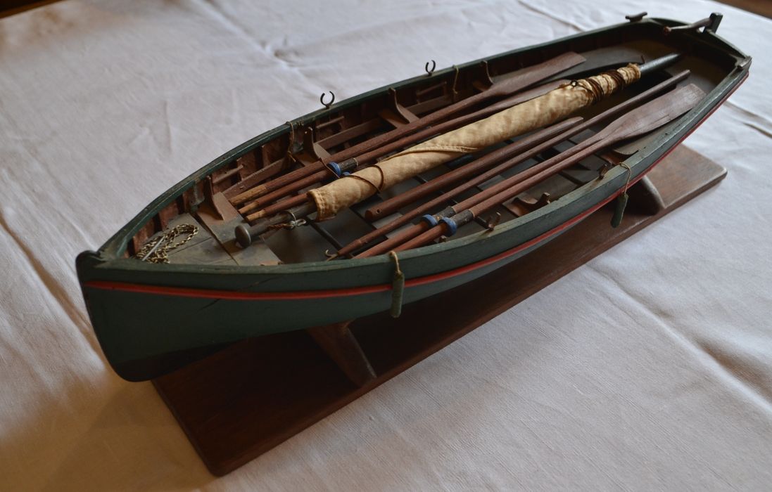maquette - VERT-VERT, canot mixte à franc-bord - © Ministère de la Culture (France), Conservation des antiquités et des objets d'art d'Ille-et-Vilaine, tous droits réservés