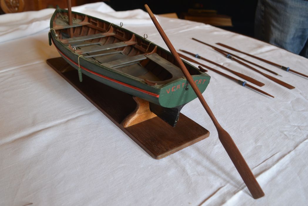 maquette - VERT-VERT, canot mixte à franc-bord