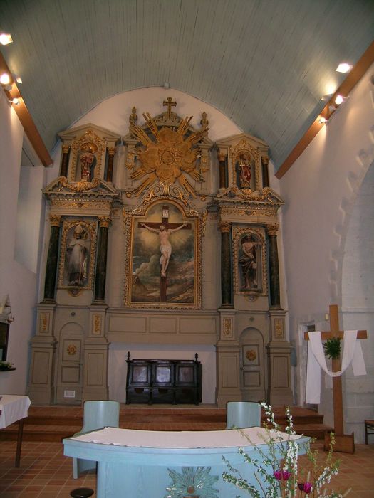 retable du maître-autel - © Ministère de la Culture (France), Conservation des antiquités et des objets d’art d’Ille-et-Vilaine - Tous droits réservés
