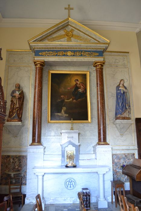 retable de l'autel du Rosaire - © Ministère de la Culture (France), Conservation des antiquités et des objets d’art d’Ille-et-Vilaine - Tous droits réservés