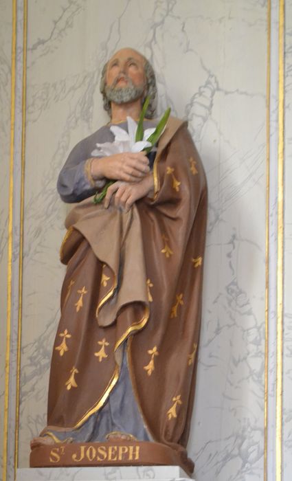 statue : Saint Joseph - © Ministère de la Culture (France), Conservation des antiquités et des objets d’art d’Ille-et-Vilaine - Tous droits réservés