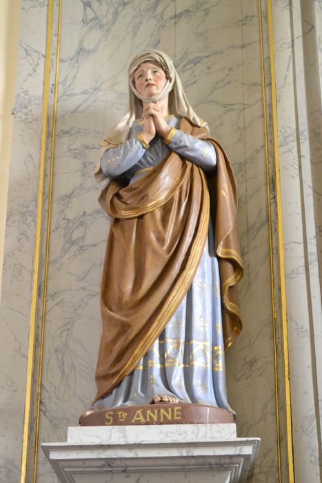 statue : Sainte Anne - © Ministère de la Culture (France), Conservation des antiquités et des objets d'art d'Ille-et-Vilaine, tous droits réservés