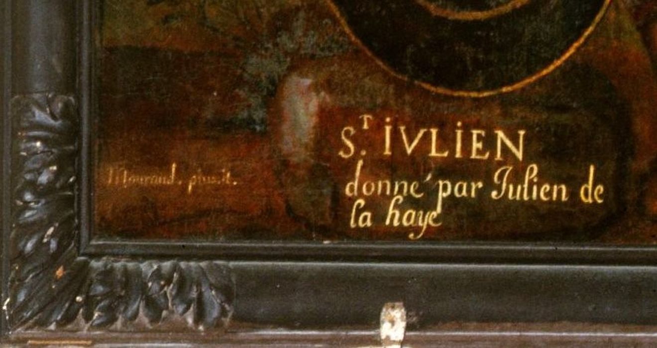 tableau : saint Julien, détail