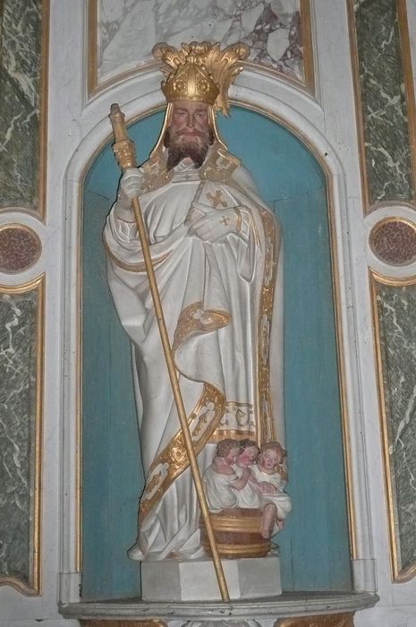 statue : Saint Nicolas - © Ministère de la Culture (France), Conservation des antiquités et des objets d'art d'Ille-et-Vilaine, tous droits réservés