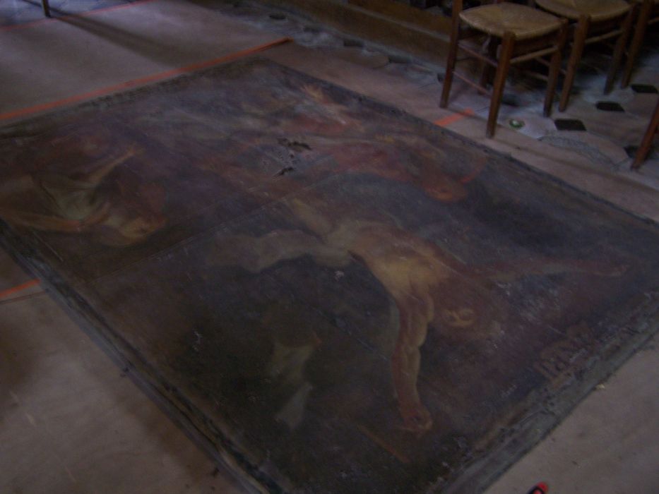 tableau : Déploration devant le Christ en croix - © Ministère de la Culture (France), Conservation des antiquités et des objets d'art d'Ille-et-Vilaine, tous droits réservés