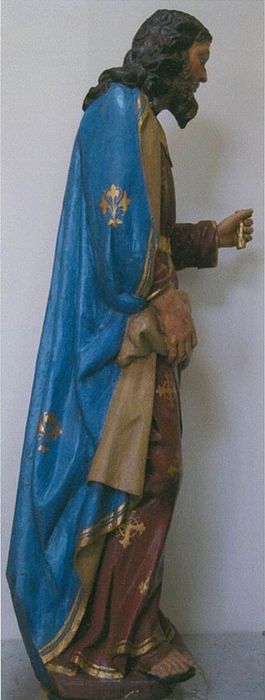 statue : Saint Joseph, profil droit, vue générale