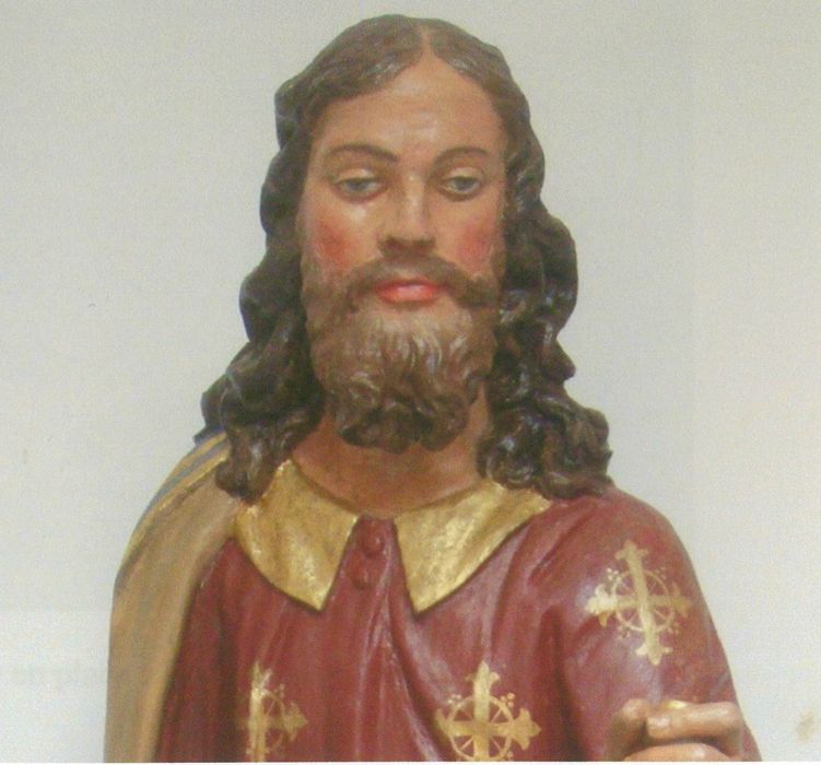 statue : Saint Joseph, vue partielle